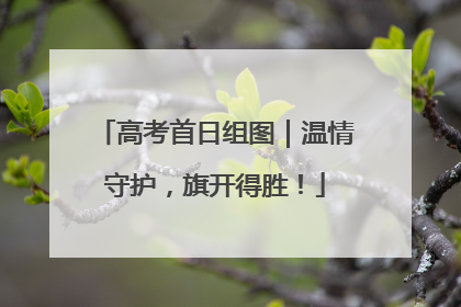 高考首日组图｜温情守护，旗开得胜！