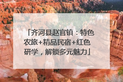 齐河县赵官镇：特色农旅+精品民宿+红色研学，解锁多元魅力