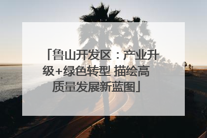 鲁山开发区：产业升级+绿色转型 描绘高质量发展新蓝图