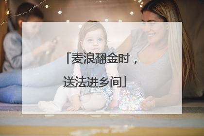 麦浪翻金时，送法进乡间